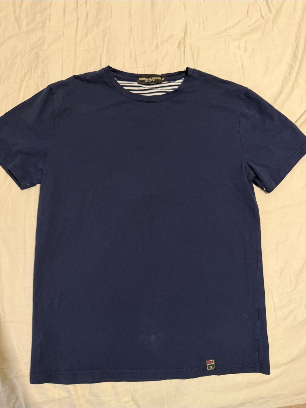 Men's Navy Crew Neck T-Shirt